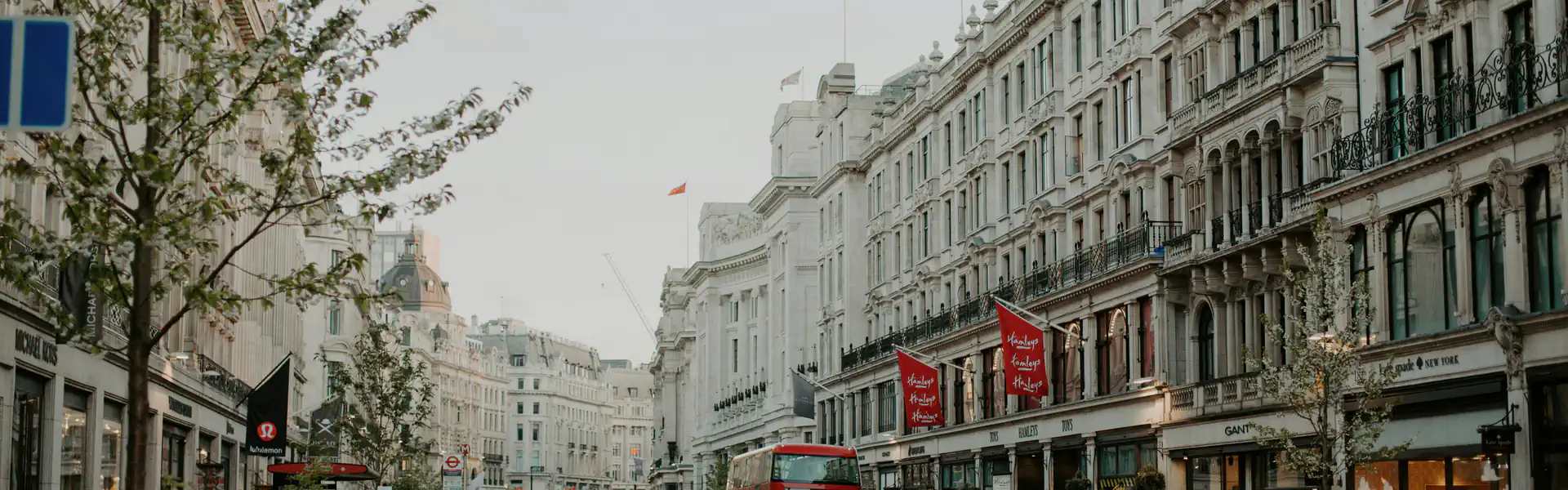 Mix of commercial buildings across London